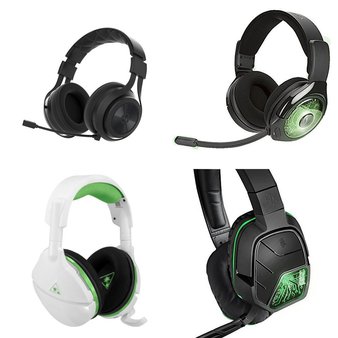 6 Pcs – Video Game Headsets – Refurbished (GRADE A) – PDP, Turtle Beach, LucidSound