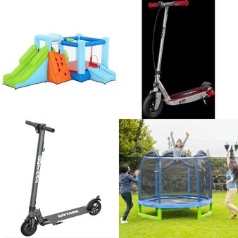 Pallet – 10 Pcs – Powered, Outdoor Sports, Trampolines – Customer Returns – Razor, GOTRAX, Razor Power Core, Bestway