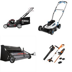 Pallet - 16 Pcs - Trimmers & Edgers, Patio & Outdoor Lighting / Decor, Mowers, Leaf Blowers & Vaccums - Customer Returns - Hart, Hyper Tough, Mm, Worx