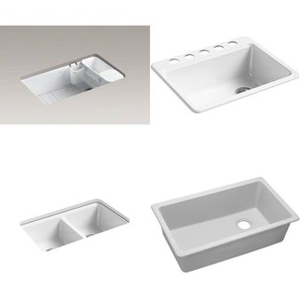 Pallet – 13 Pcs – Hardware, Kitchen & Bath Fixtures – Customer Returns – Kohler, Blanco, ProFlo, LINCOLN PRODUCTS