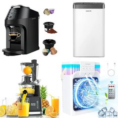 Pallet - 31 Pcs - Food Processors, Blenders, Mixers & Ice Cream Makers, Unsorted, Kitchen & Dining, Humidifiers / De-Humidifiers - Customer Returns - Whall, WHT MAKER, Ailessom, Bluebow