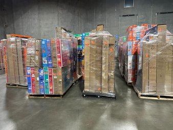 Truckload – 26 Pallets – 296 Pcs – Plug and Play Pass TVs – LED/LCD TVs (55″+) – Lane 14 – Customer Returns – Onn, TCL, VIZIO, Samsung