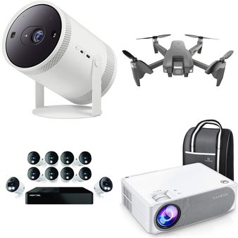 Pallet – 249 Pcs – Security & Surveillance, Projector, In Ear Headphones, Portable Speakers – Customer Returns – Kangaroo, Merkury Innovations, HP, SPBPQY