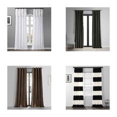 CLEARANCE! Pallet - 311 Pcs - Curtains & Window Coverings, Decor - Mixed Conditions - Eclipse, Fieldcrest, Sun Zero, Exclusive Fabrics & Furnishing