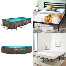 Pallet - 10 Pcs - Bedroom, Pools & Water Fun, Storage & Organization - Damaged / Missing Parts / Tested NOT WORKING - Mainstays, Shark, The Pioneer Woman, Summer Waves