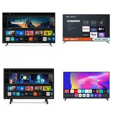 64 Pcs - LED/LCD TVs - Refurbished (GRADE A, GRADE B) - VIZIO, Samsung, Onn, LG