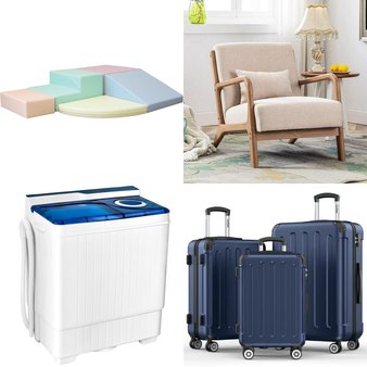 Pallet – 12 Pcs – Bedroom, Luggage, Living Room, Unsorted – Customer Returns – UBesGoo, Bonzy Home, Costway, Iglu