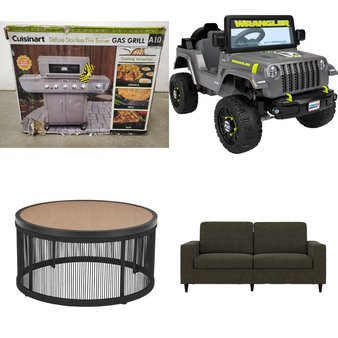 Flash Sale! 3 Pallets – 43 Pcs – Cycling & Bicycles, Exercise & Fitness, Mattresses, Patio – Overstock – Huffy, CAP Barbell, Equate, Nuptio
