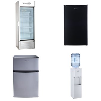 CLEARANCE! Pallet – 7 Pcs – Refrigerators, Bar Refrigerators & Water Coolers, Ice Makers – Customer Returns – Galanz, Primo Water, Frigidaire, Igloo