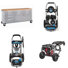 Flash Sale! 3 Pallets - 21 Pcs - Pressure Washers, Power Tools, Accessories, Hardware - Untested Customer Returns - Hart, Hyper Tough, Seville Classics