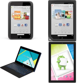 CLEARANCE! 31 Pcs – Tablets – Refurbished (GRADE C, Power Adapter – No) – NEXTBOOK, Barnes & Noble, RCA, ACER