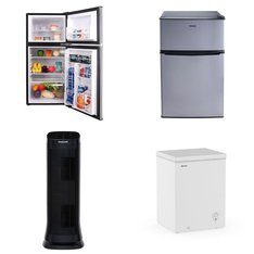 Pallet - 6 Pcs - Freezers, Bar Refrigerators & Water Coolers, Accessories, Refrigerators - Customer Returns - HISENSE, Shanhu Foshan, Frigidaire, Primo Water