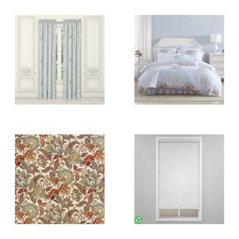 6 Pallets – 730 Pcs – Rugs & Mats, Curtains & Window Coverings, Sheets, Pillowcases & Bed Skirts, Bedding Sets – Like New or New Customer Returns – JC Penney