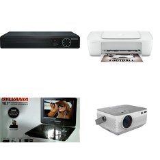 Pallet - 89 Pcs - DVD & Blu-ray Players, All-In-One, Cordless / Corded Phones, Other - Customer Returns - SYLVANIA, HP, VTECH, RCA