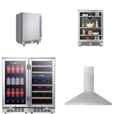 Pallet - 5 Pcs - Refrigerators, Fans, Bar Refrigerators & Water Coolers, Toasters & Ovens - AVALLON GLOBAL, GE Appliances, EDGESTAR PRODUCTS, WHIRLPOOL