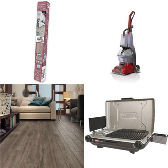 Pallet – 19 Pcs – Hardware, Curtains & Window Coverings, Vacuums, Camping & Hiking – Customer Returns – Select Surfaces, Mainstays, Hoover, Hart