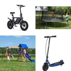 Pallet – 7 Pcs – Powered, Trampolines, Outdoor Play, Cycling & Bicycles – Customer Returns – Razor, Jetson, Sportspower, JumpKing