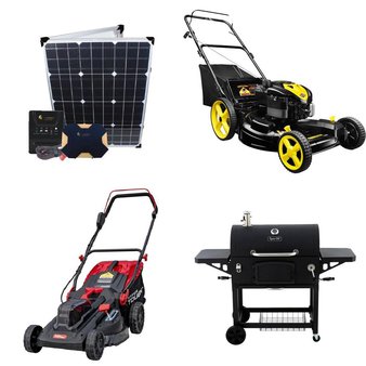 Pallet – 11 Pcs – Mowers, Other, Trimmers & Edgers, Grills & Outdoor Cooking – Customer Returns – Brute, Black Max, Hyper Tough, GHP-Group Inc