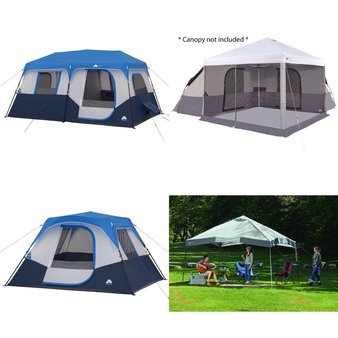Pallet – 7 Pcs – Camping & Hiking – Customer Returns – Ozark Trail