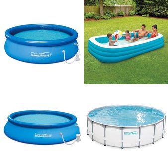 Pallet – 10 Pcs – Pools & Water Fun – Customer Returns – PolyGroup, Summer Waves