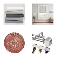 3 Pallets - 502 Pcs - Curtains & Window Coverings, Bath, Bedding Sets, Sheets, Pillowcases & Bed Skirts - Like New or New Customer Returns - JC Penney