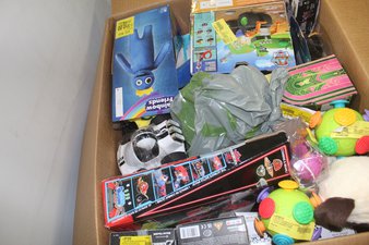 1 Parcel Box – 21 Pcs – Vehicles, Trains & RC, Stuffed Animals, Boardgames, Puzzles & Building Blocks – OPEN BOX UNTESTED RETURNS – Walmart