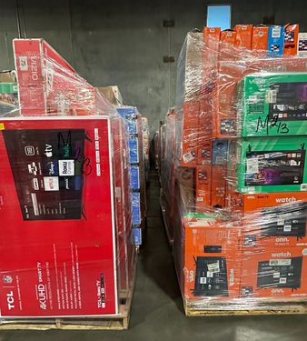 Truckload – 26 Pallets – 332 Pcs – Plug and Play – LED/LCD TVs (24″ – 86″) – Customer Returns – TCL, Onn, VIZIO, Samsung