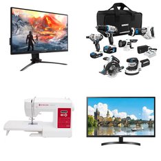 Pallet - 32 Pcs - Monitors, Vacuums, Office Supplies, Food Processors, Blenders, Mixers & Ice Cream Makers - Customer Returns - Samsung, Hoover, LG, Universal