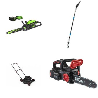 Pallet – 10 Pcs – Trimmers & Edgers, Mowers, Hedge Clippers & Chainsaws – Customer Returns – Hyper Tough, Hart, GreenWorks