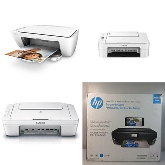 CLEARANCE! 156 Pcs – All-In-One, Inkjet – Customer Returns – HP, Canon, Brother