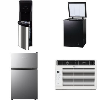 Pallet – 9 Pcs – Bar Refrigerators & Water Coolers, Vacuums, Griddles & Skillets – Open Box Customer Returns – Bissell, Primo, CONAIR, Midea