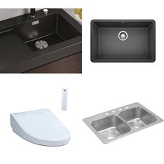 Pallet – 16 Pcs – Hardware, Kitchen & Bath Fixtures – Customer Returns – Kohler, TOTO USA, Blanco, ELKAY