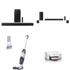 Pallet - 44 Pcs - Power, Speakers, Monitors, Vacuums - Customer Returns - Schumacher, onn., Schumacher Electric, Tineco