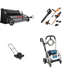 Pallet - 6 Pcs - Mowers, Other, Hedge Clippers & Chainsaws, Hunting - Customer Returns - Hyper Tough, Hart, Wildgame Innovations - BA Products, Worx