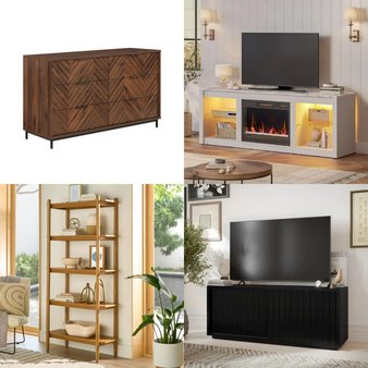 Pallet – 10 Pcs – TV Stands, Wall Mounts & Entertainment Centers, Office, Bedroom – Overstock – Better Homes & Gardens, Beautiful