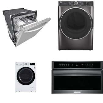 4 Pcs – Laundry – New – LG, GE, Frigidaire