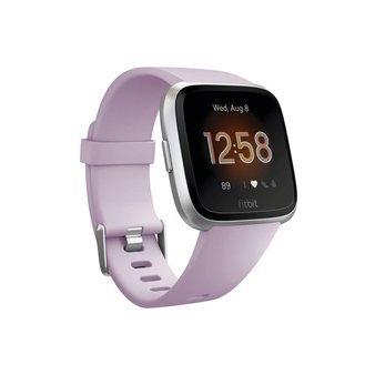 19 Pcs – Fitbit FB415SRLV Versa Lite Edition SmartWatch with Small & Large Band, Lilac – Refurbished (GRADE A)