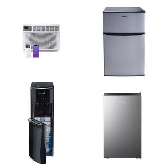 Pallet – 13 Pcs – Freezers, Bar Refrigerators & Water Coolers, Air Conditioners – Customer Returns – HISENSE, Primo Water, WhizMax, Galanz