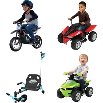 Pallet – 9 Pcs – Vehicles, Powered, Baby Toys, Exercise & Fitness – Customer Returns – Razor, Adventure Force, Fisher-Price, Majik