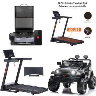 Flash Sale! 4 Pallets – 52 Pcs – Unsorted, Bedroom, Office, Luggage – Untested Customer Returns – Walmart