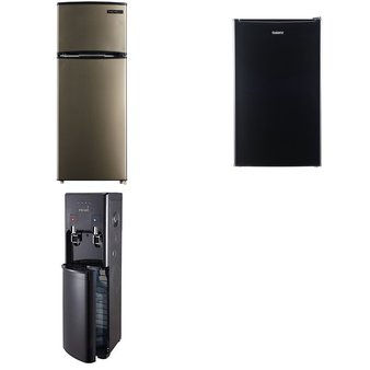 Pallet – 3 Pcs – Refrigerators, Bar Refrigerators & Water Coolers – Customer Returns – Galanz, Thomson, Primo