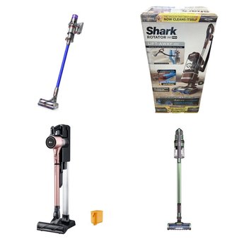 Flash Sale! 3 Pallets – 47 Pcs – Vacuums, Unsorted – Untested Customer Returns – Wyze, Shark, Tineco