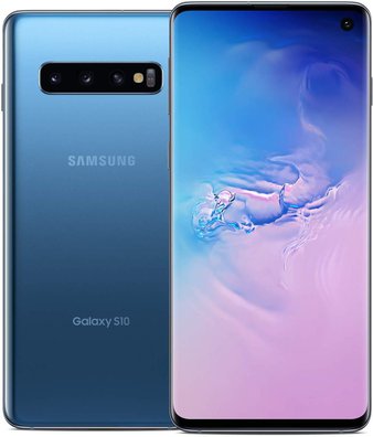 10 Pcs – Samsung SM-G975UZBAATT Galaxy S10+ with 128GB Memory, Prism Blue (AT&T) LTE SmartPhone – BRAND NEW
