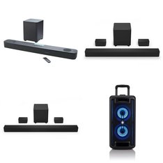 Pallet - 24 Pcs - Speakers, Accessories, Portable Speakers, Receivers, CD Players, Turntables - Customer Returns - VIZIO, onn., Onn, iLive
