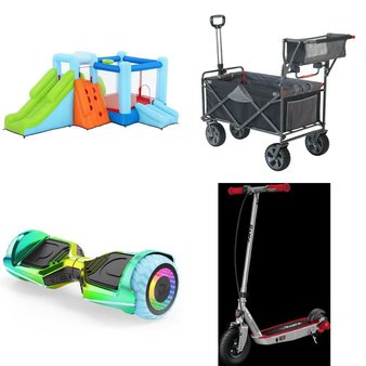 Pallet – 11 Pcs – Powered, Vehicles, Trains & RC, Camping & Hiking, Outdoor Sports – Customer Returns – Razor, Razor Power Core, Jetson, New Bright Industrial Co., Ltd.