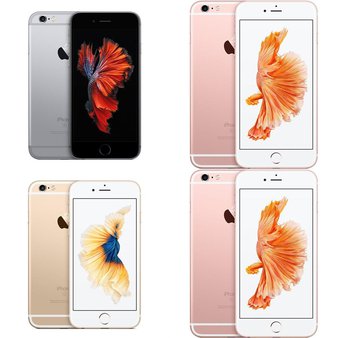 8 Pcs – Apple iPhone 6S – Refurbished (GRADE A – Unlocked – Original Box) – Models: MKRP2LL/A, MKW82LL/A, MKTP2LL/A, MKUP2LL/A – Smartphones