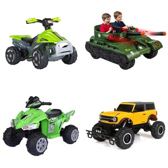3 Pallets – 21 Pcs – Toys – Vehicles, Vehicles, Trains & RC – Customer Returns – New Bright, UNBRANDED, V.I.P.
