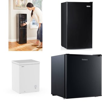 CLEARANCE! Pallet – 7 Pcs – Refrigerators, Bar Refrigerators & Water Coolers, Freezers – Customer Returns – Igloo, Galanz, Primo, HISENSE