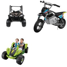 Pallet – 3 Pcs – Vehicles, Outdoor Sports – Customer Returns – Razor, Realtree, Fisher-Price