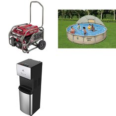 Pallet - 6 Pcs - Pools & Water Fun, Hardware, Generators - Customer Returns - Coleman, Avalon, Black Max